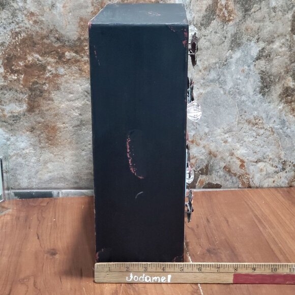 Multi Color 9 Drawer Wood Cabinet Small Chest Box Desk Organizer - Picture 11 of 17